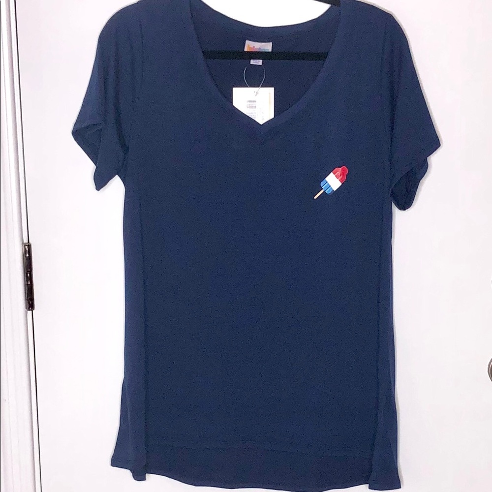 LuLaRoe All American Summer Christy Tee